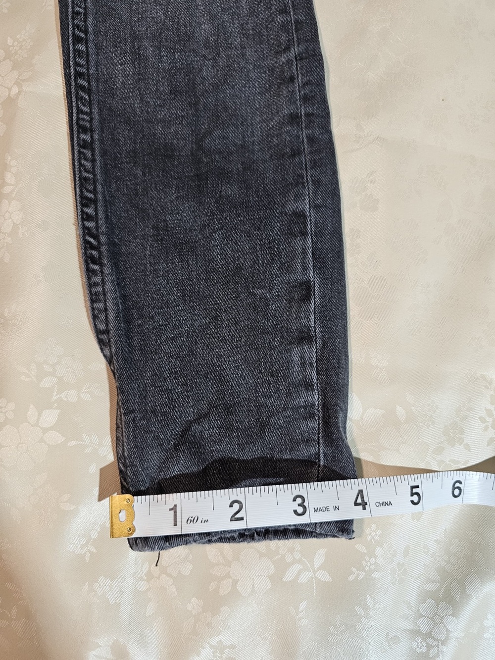 Free People Black Distressed Ripped Skinny Jeans Size 25 - Picture 7 of 11